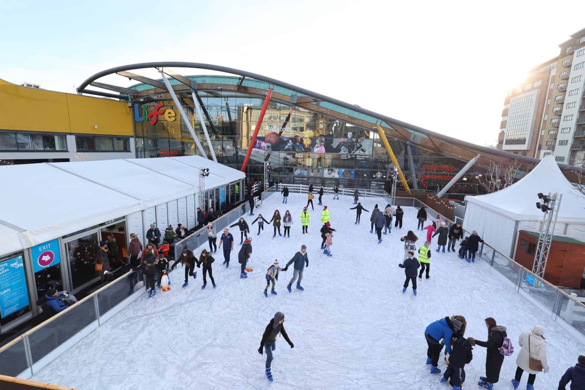 Skating at Life Science Centre